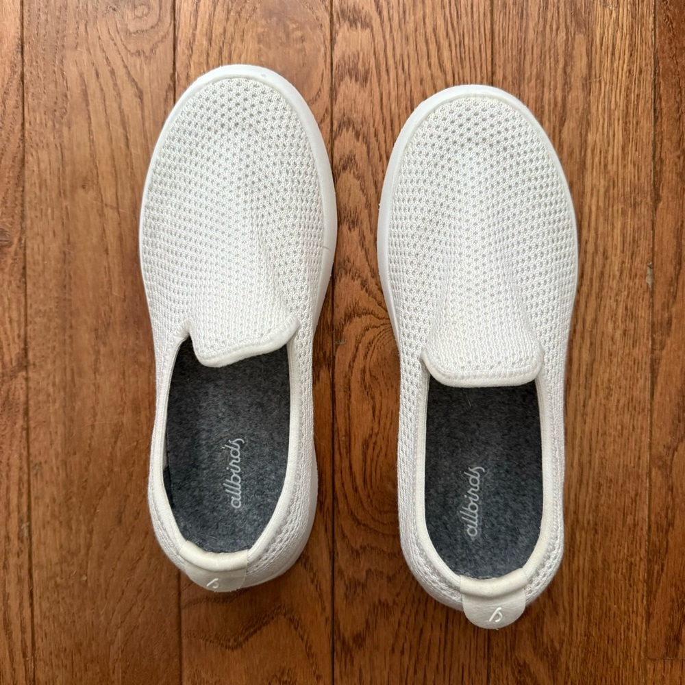 Allbirds White Tree Loungers Size 6